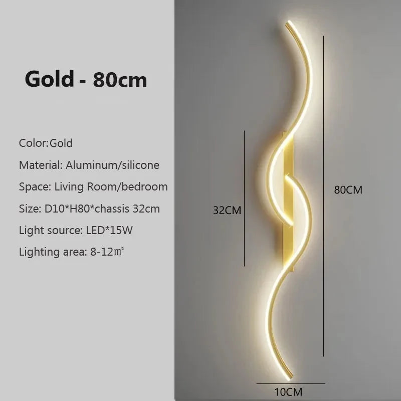 Modern LED Wall Lamp Minimalist Led Light Bedroom