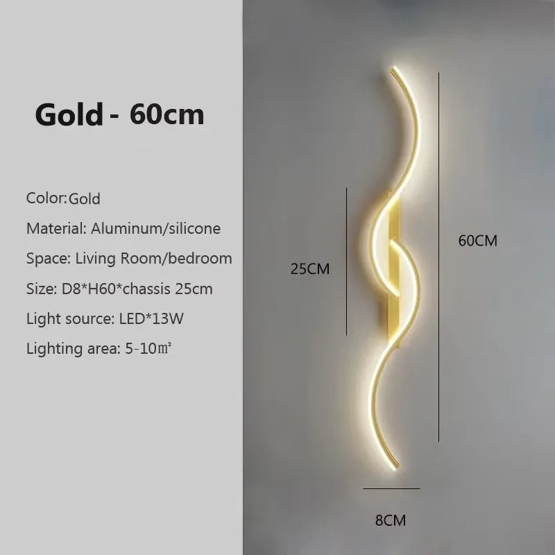Modern LED Wall Lamp Minimalist Led Light Bedroom