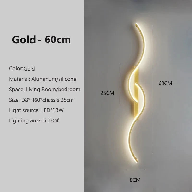 Modern LED Wall Lamp Minimalist Led Light Bedroom