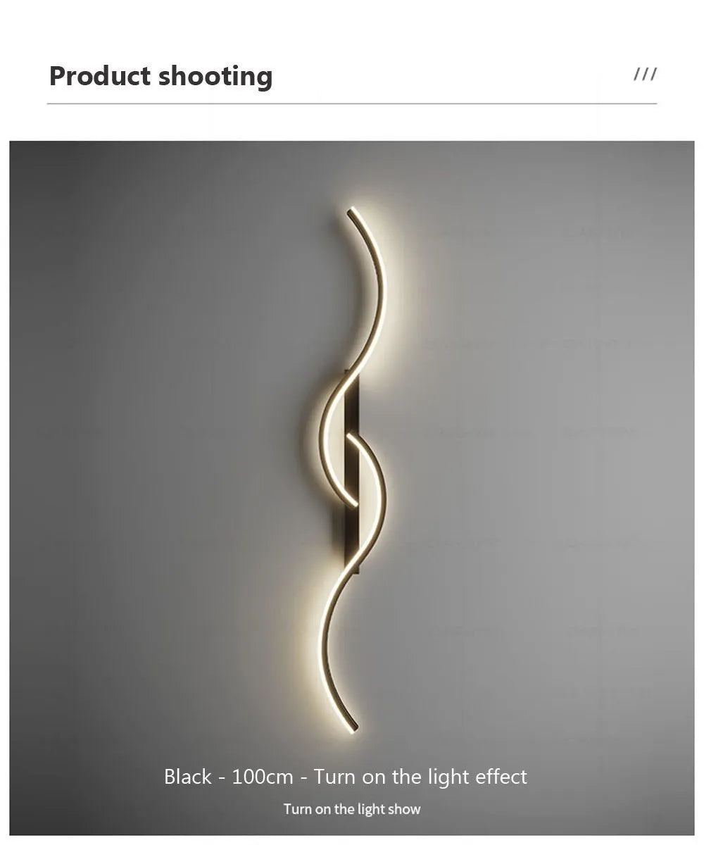 Modern LED Wall Lamp Minimalist Led Light Bedroom