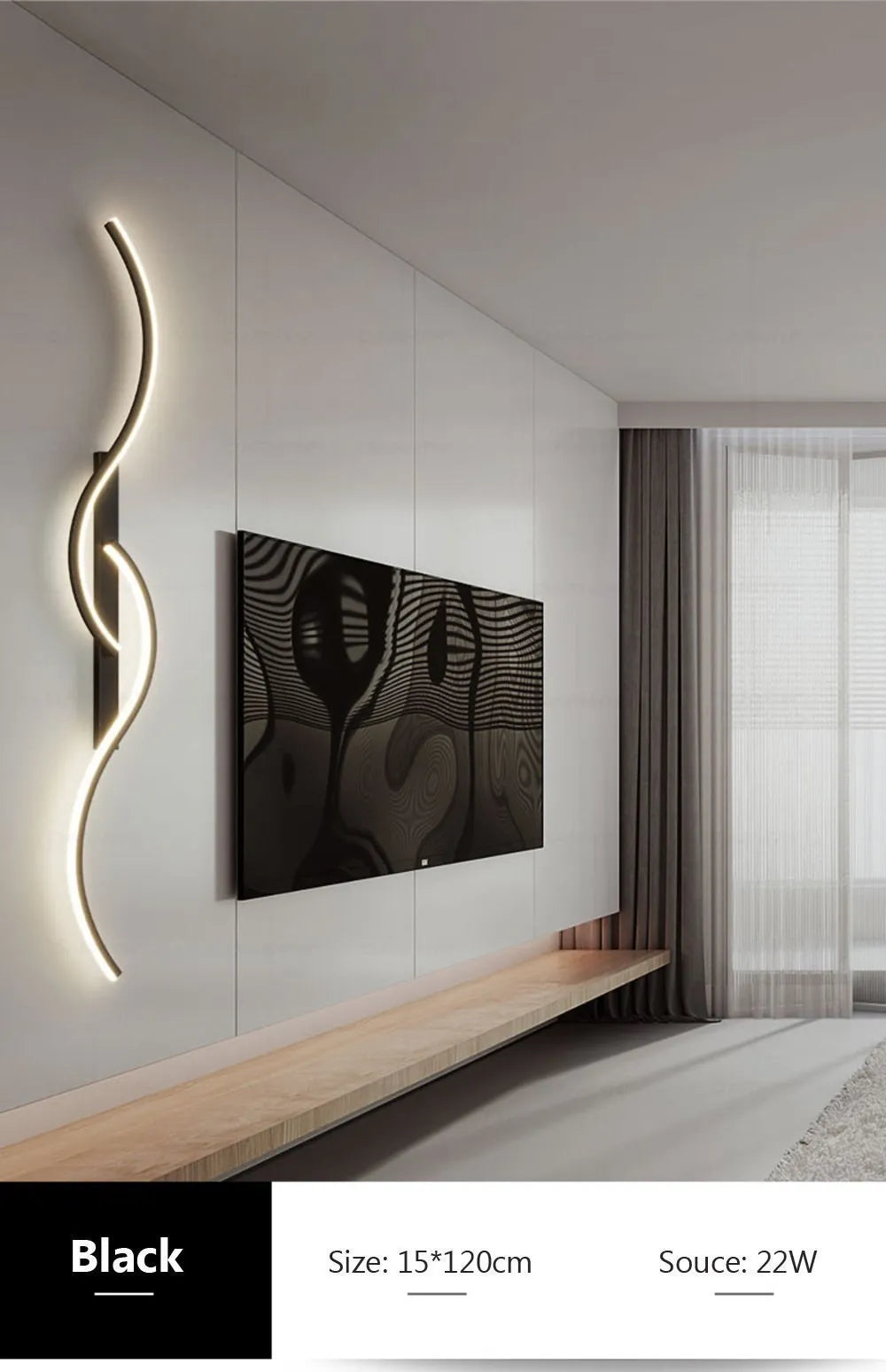 Modern LED Wall Lamp Minimalist Led Light Bedroom
