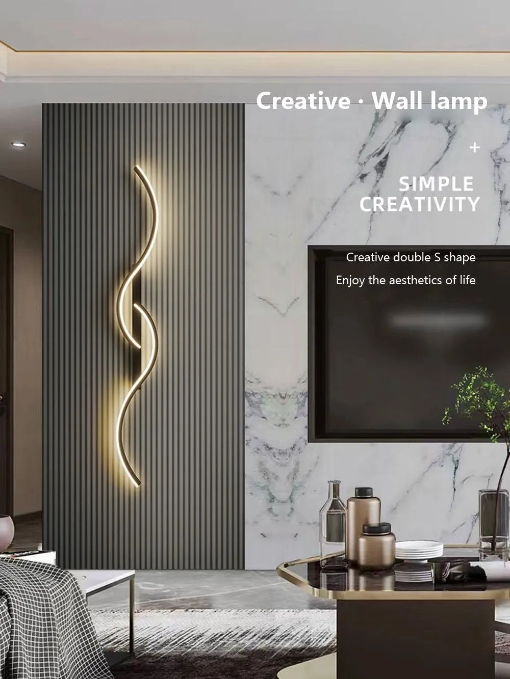 Modern LED Wall Lamp Minimalist Led Light Bedroom