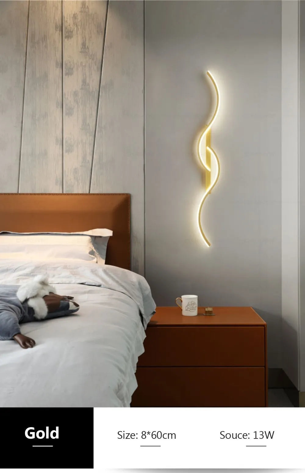 Modern LED Wall Lamp Minimalist Led Light Bedroom
