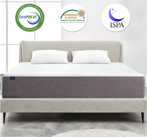 Fiberglass Free Memory Foam Mattress for Cooler Sleep Supportive & Pressure Relief, which is Best Mattresses for Pregnancy 