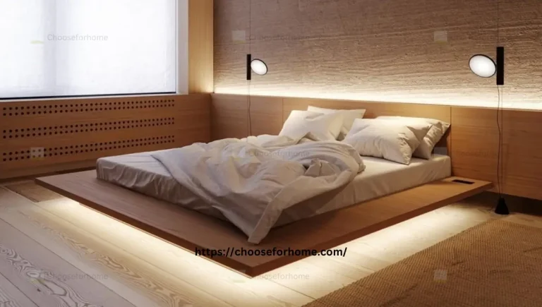 floating beds with led lights for charming bedrooms